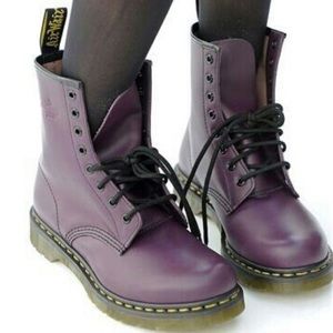 Purple Doc Martens (price firm)
